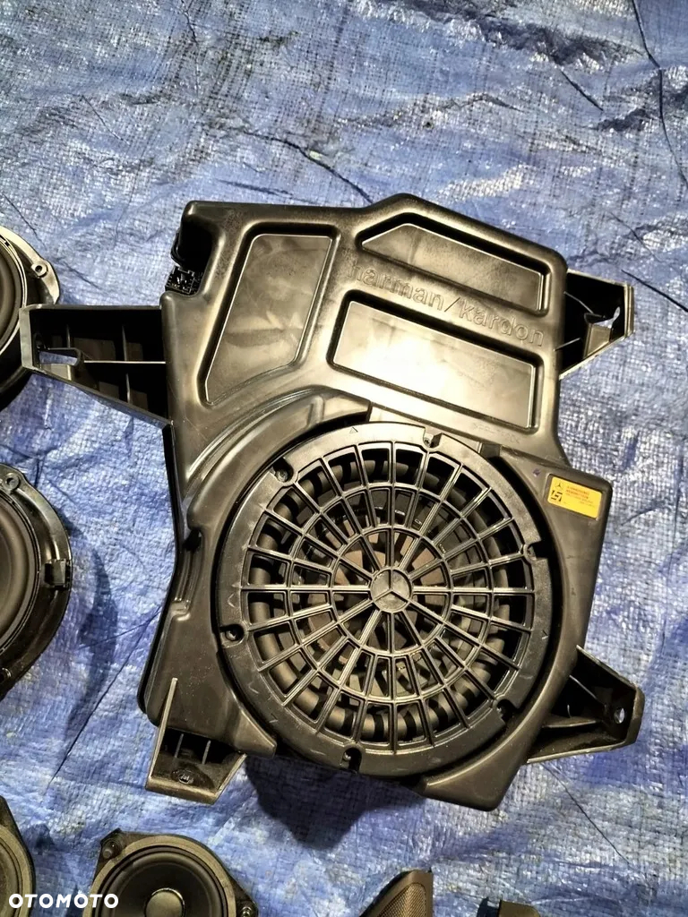 GŁOŚNIK GŁOŚNIKI PRZÓD TYŁ SUBWOOFER NAGŁOŚNIENIE HARMAN KARDON LOGIC7 KOMPLET ZESTAW A1668202802 A2318201202 A1668202002 A2318200702 A1668202102 MERCEDES GL GLS X166 - 2