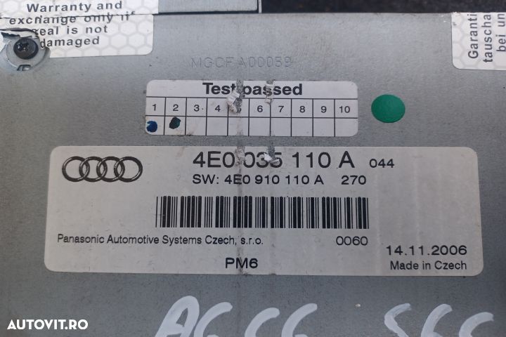 Magazie CD 4E0035110A MX1253 Audi A6 4F/C6 [2004 - 2008] Sedan 2.0 TD - 4