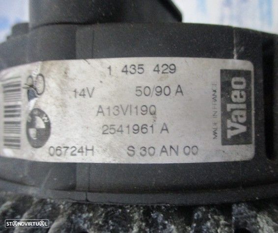 Alternador 1435429 2541961A BMW E46 COUPE 2000 318CI 118CV 2P CINZENTO VALEO - 5