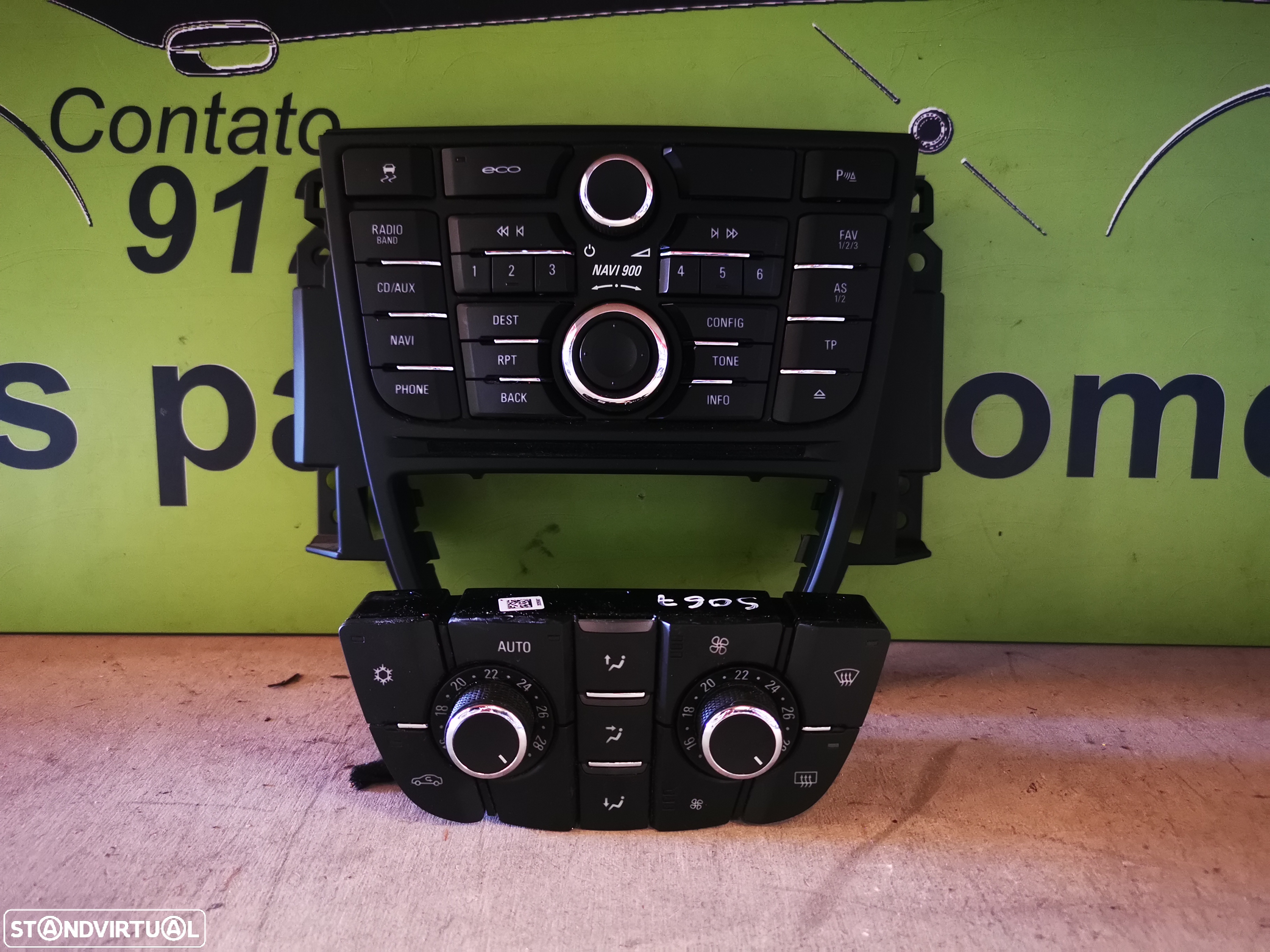 OPEL ASTRA J RÁDIO / CLIMATRONIC - R122 - 2