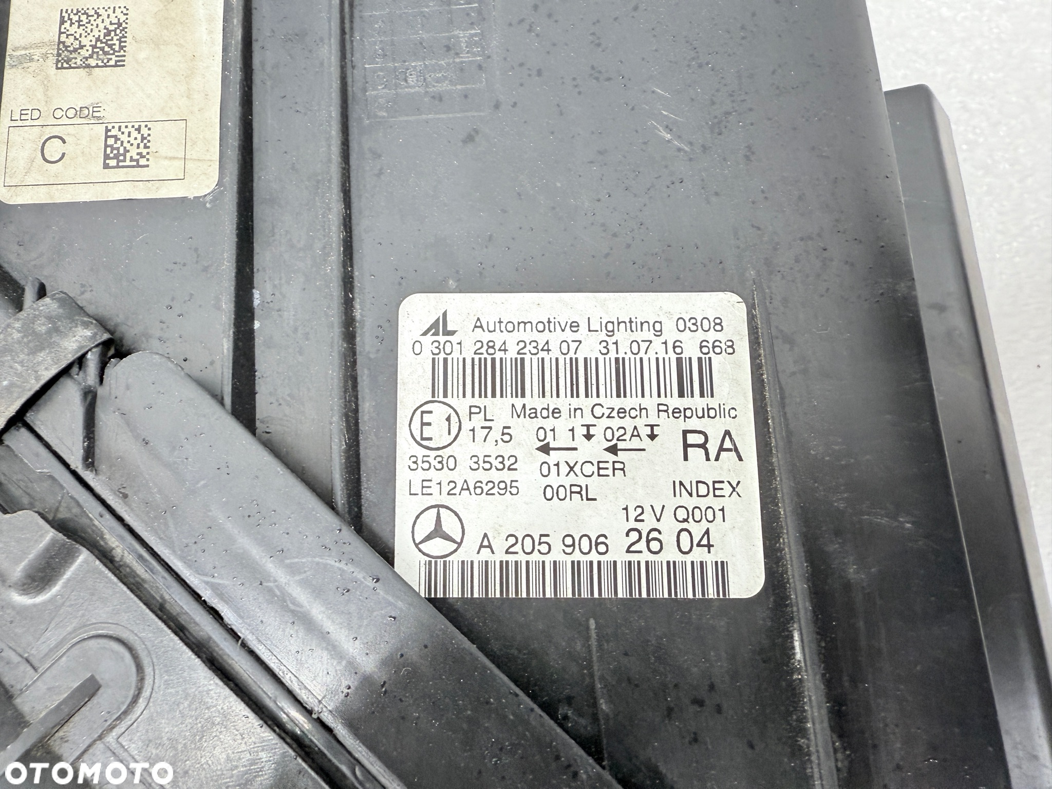 Reflektor Lampa przednia lewa prawa  Mercedes C Klasa A205 W205 PERFORMANCE - 7
