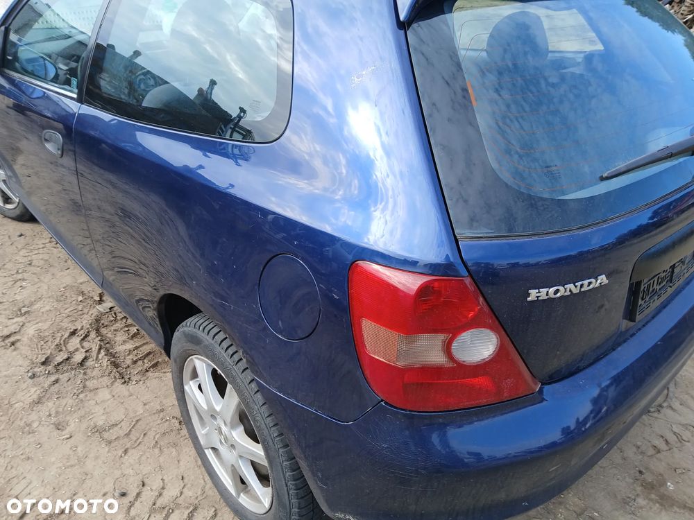 honda civic VII kod lakieru nie czytelny maska pokrywa silnika klapa bagażnika zderzak lampa reflektor - 5