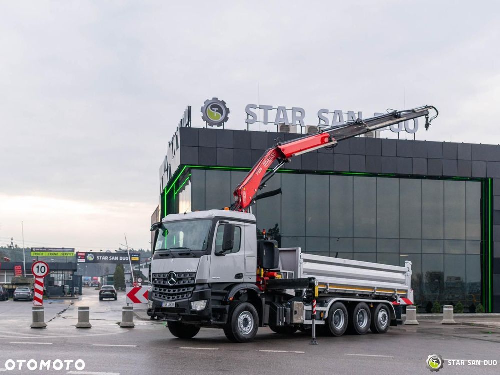 Mercedes-Benz AROCS 3643 8x4 Fassi F235A.2.23 E-dynamic Żuraw Wywrotka - 9