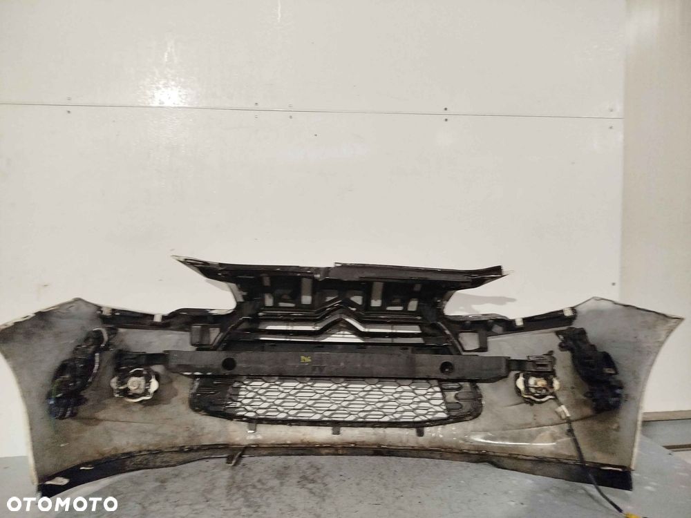 ^ ZDERZAK PRZÓD PRZEDNI CITROEN DS3 EWP EWPA BIAŁY ŚWIATŁA DZIENNE DRL LED HALOGENY - 5