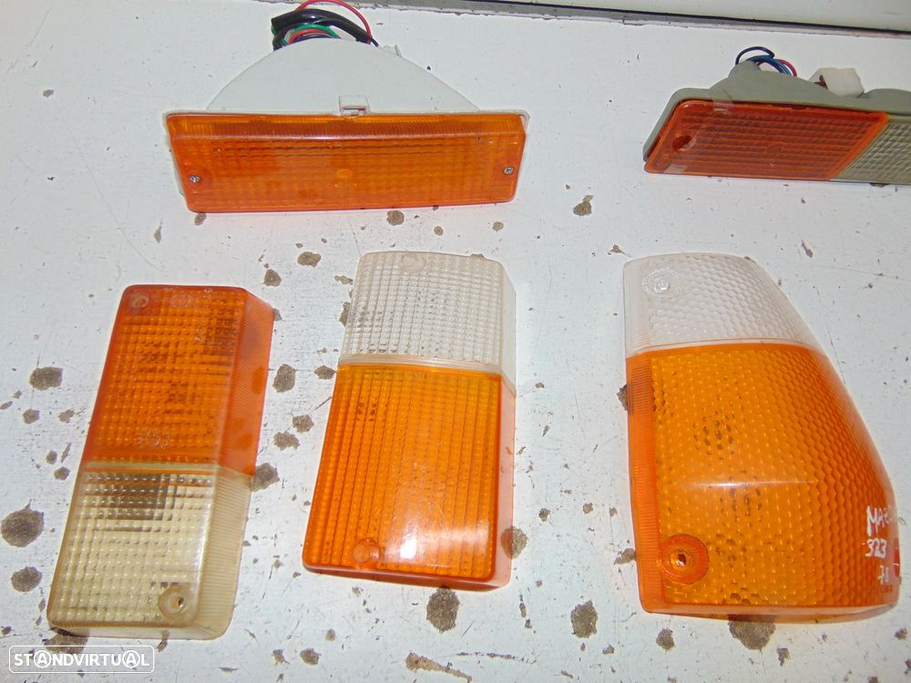 Antigos farolins e vidros de farolim - 3