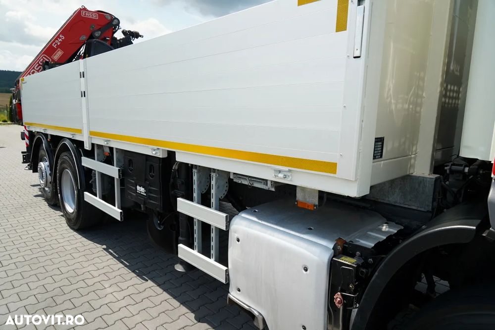 DAF CF 450 / 6x2 / LIVRARE / HDS FASSI F 245 / 6x EXTENSIE - 17 M / ROTARE / RADIOCOMANDĂ / EURO 6 / 2018 - 17