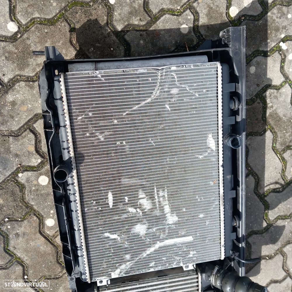 Frente fibra com 3 radiadores e ventilador citroen berlingo c4 1.6hdi - 4