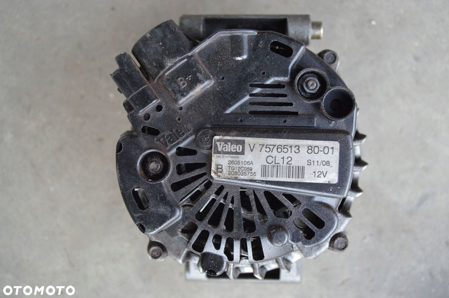 ALTERNATOR Citroen C4 207CC 7576513 - 4