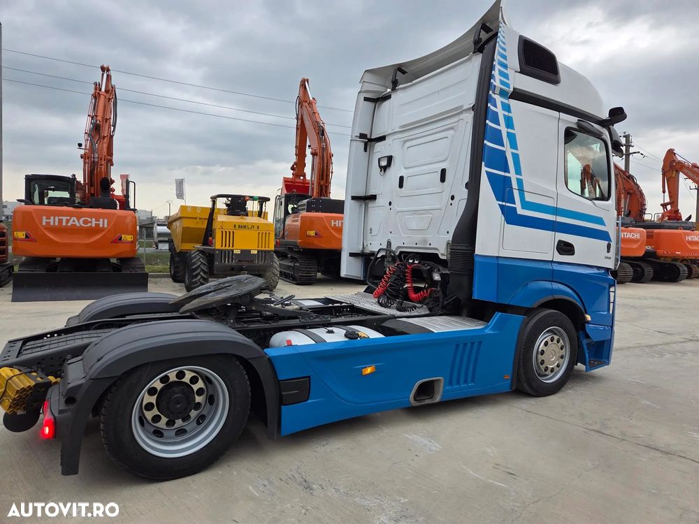 Mercedes-Benz ACTROS 18.510, AUTOMATA+RETARDER 5 trepte, SA CUPLARE REGLABILA la 1,15m si 0,9m, 2 rezervoare cumulat 680l, Spoilere cabina si sasiu, Camere in loc de oglinzi, Navigatie, Frigider, rulat in GERMANIA, posibil leasing 4 ani, PROMOTIE 45.900 EUR+tva - 7