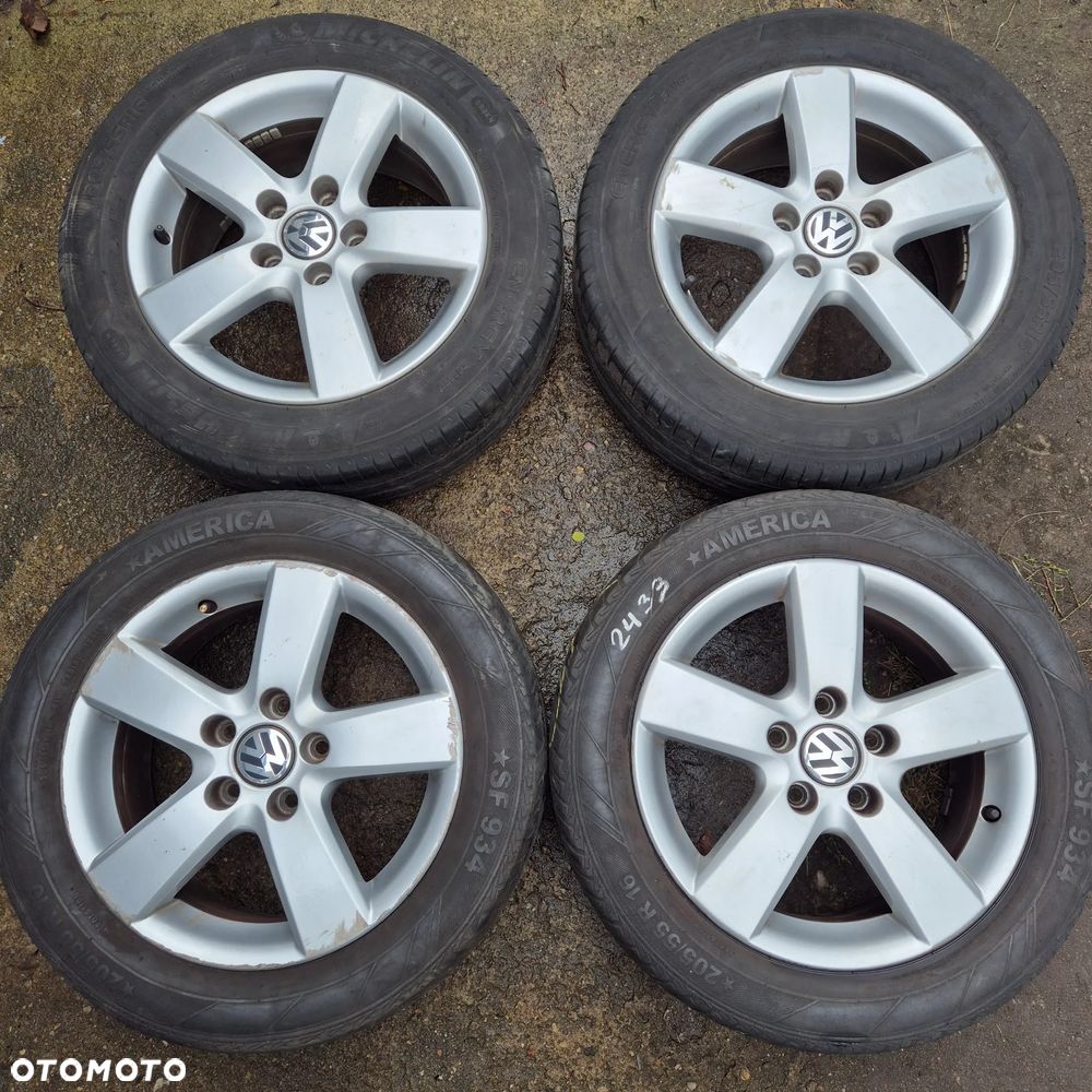 KOŁA LATO 205/55 R16 VW GOLF CADDY PASSAT TOURAN OCTAVIA A3 LEON 5x112 - 1