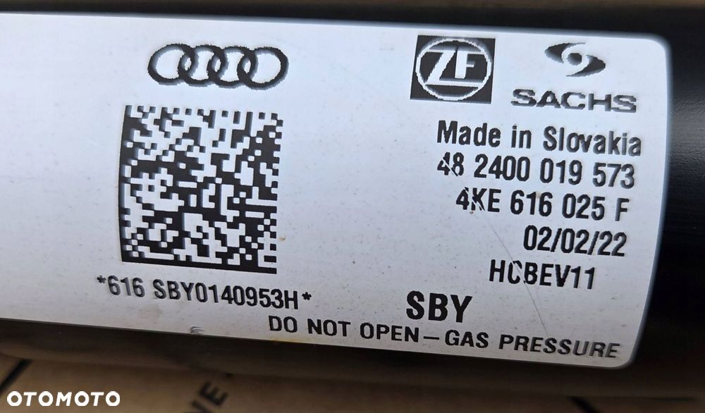 audi e-tron 4ke q8 sq8 amortyzator tylny tył 4ke616025f - 6