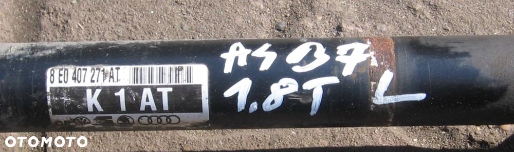 półoś lewa AUDI A4 B6 B7 1.8T / 1.9 TDI 8E0407271AT - 3