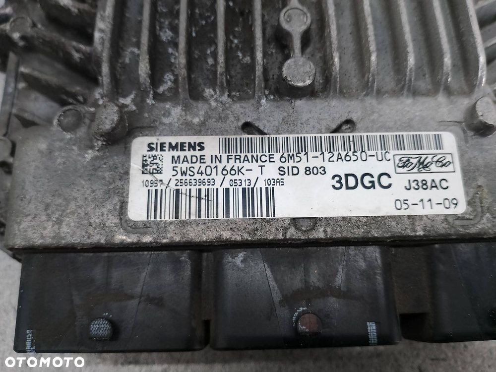 KOMPUTER, STEROWNIK FORD FOCUS II 6M51-12A650-UC 5WS40166K-T 2.0 TDCI - 2