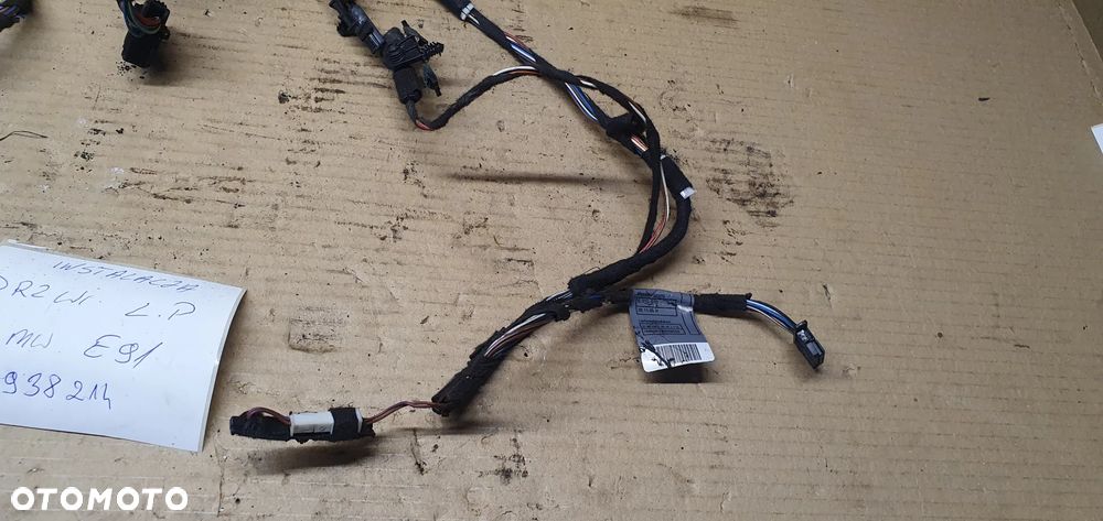Wiązka instalacja drzwi lewy przód KEYLESS BMW 3 E91 6938214 - 6
