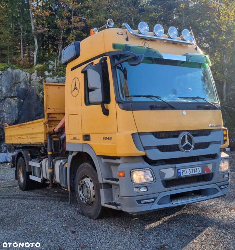 Mercedes-Benz ACTROS MP3 MEILER 3 strony HDS 12Ton/M - 1