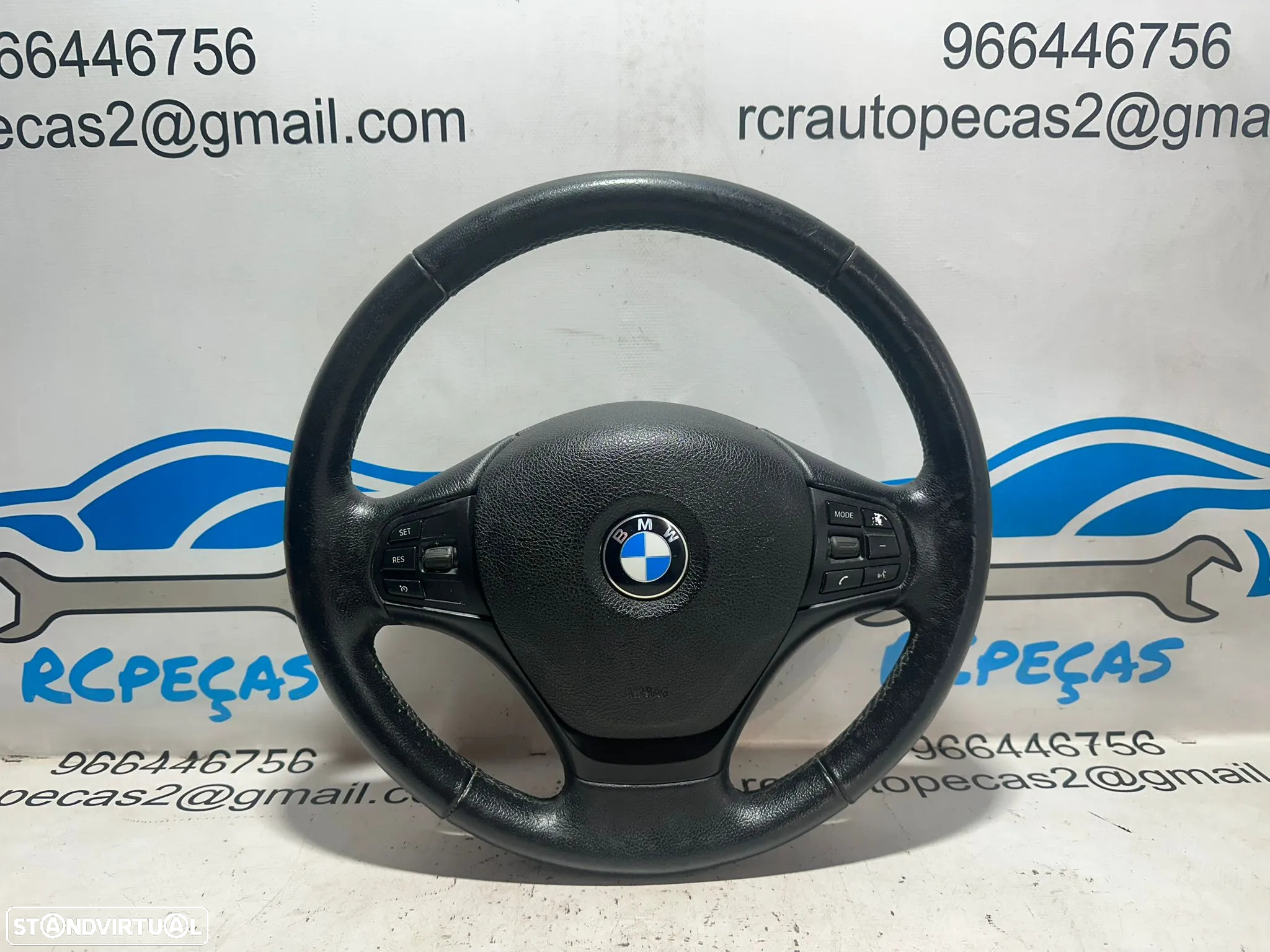 .Volante Pele Comandos Multifunções BMW Serie 3 F30 Serie 1 F20 5 portas F21 3 portas - 2