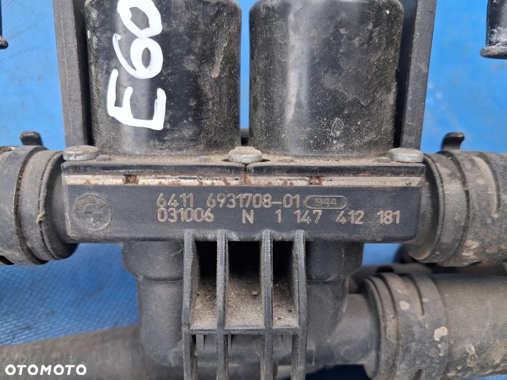 BMW E60 E61 E63 E64 Dodatkowa Pompa Pompka Wody Obiegowa 6910755 przewody nagrzewnicy elektrozawór wody nagrzewnicy 6931708 - 3