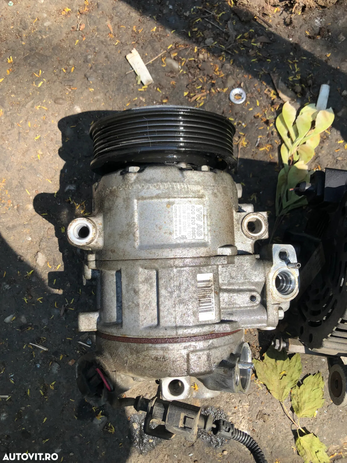 Compresor AC Clima Skoda Fabia VW Polo Seat Ibiza Cordoba 1.4 benzina - 3