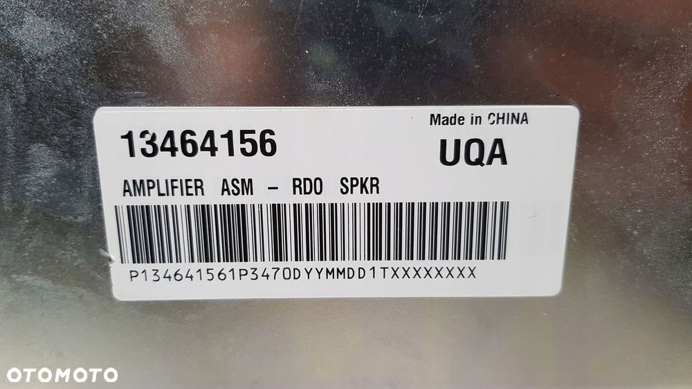 głośniki wzmacniacz Opel Zafira C INFINITI - 9