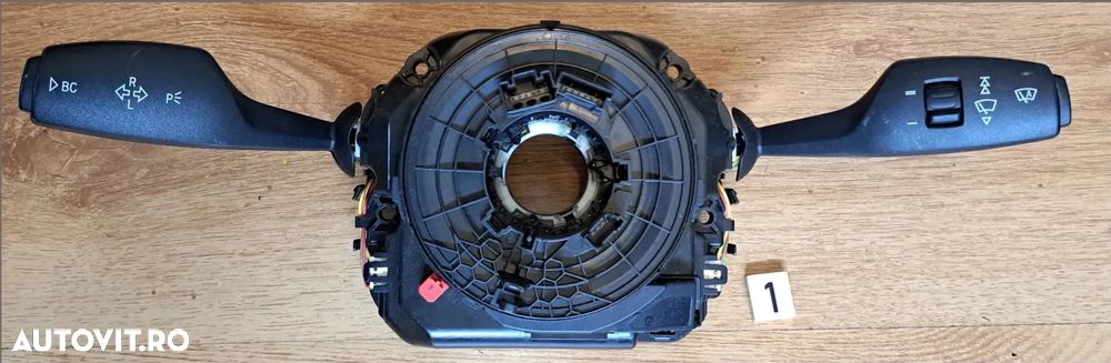 SZL panglica volan manete comenzi semnalizare stergatoare spira volan model cu vibratii, side assist bmw F11+LCI - 1