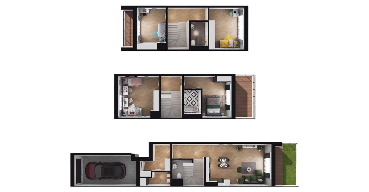 5-pokojowy dom 142m2 + ogródek Bez Prowizji - Pełny obrazek: 3/6