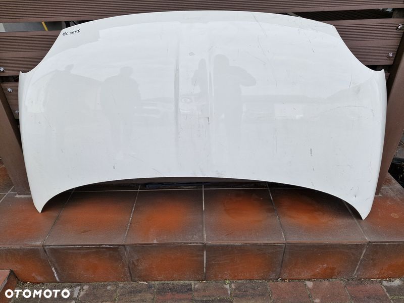 fiat 500 07- maska pokrywa silnika przód - 6