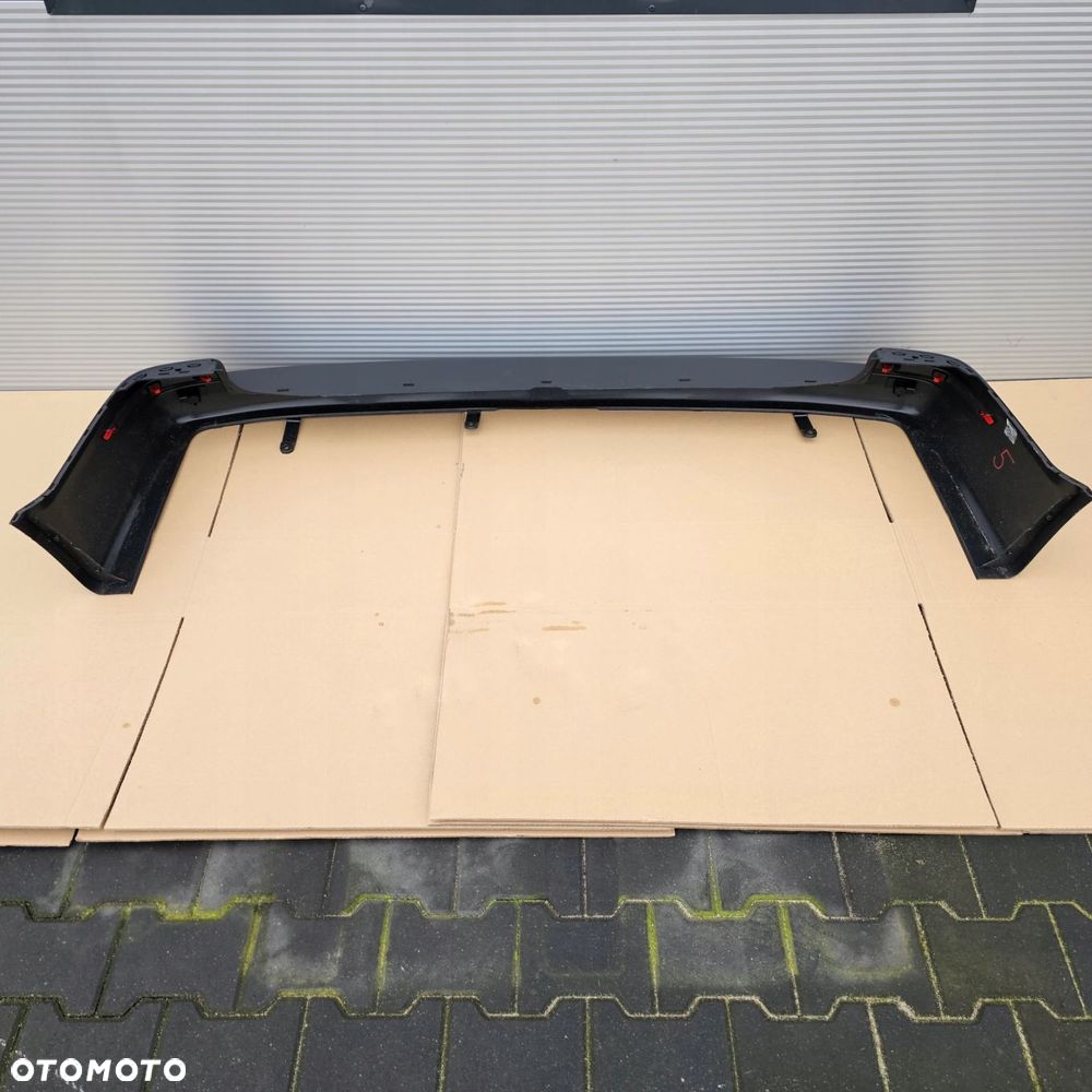 VW T6 zderzak tył czarny STRUKTURA PDC IDEALNY - 7