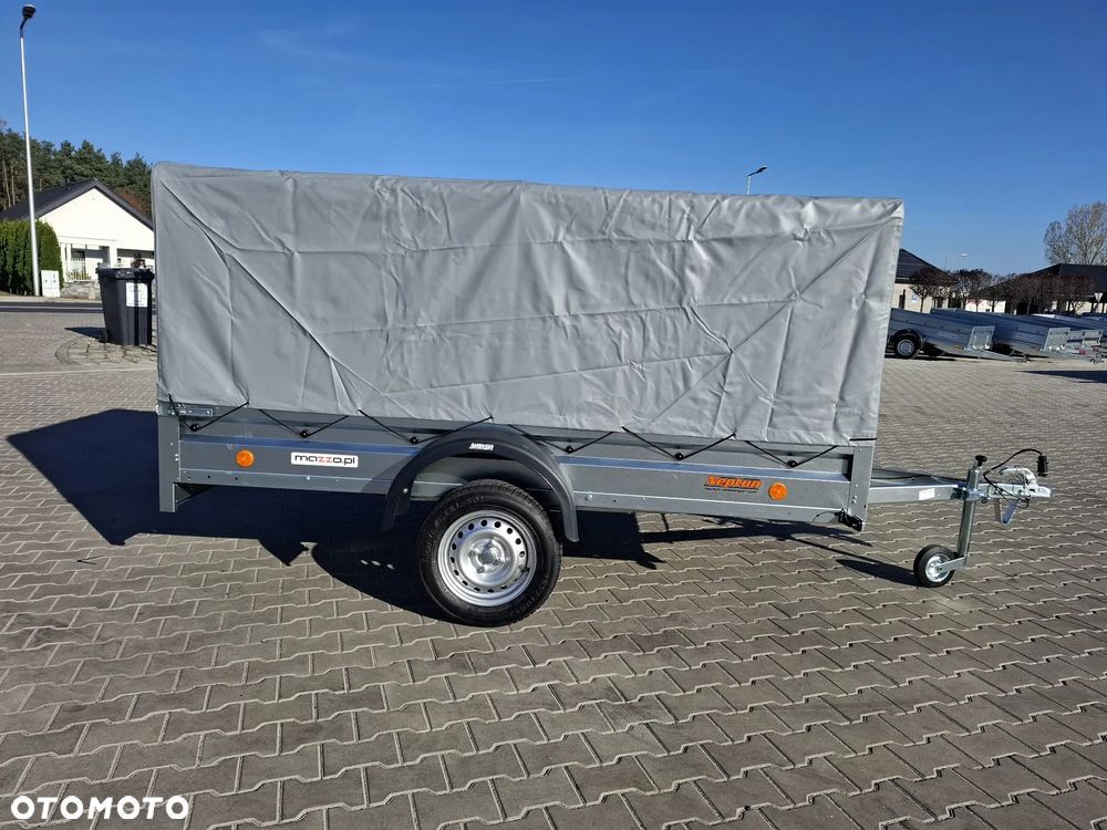 Neptun DOSTAWA Przyczepka 263x129x110cm N7-263 ptw PROMOCJA! Lekka przyczepa jednoosiowa ze stelażem i plandeką GN114 - 37