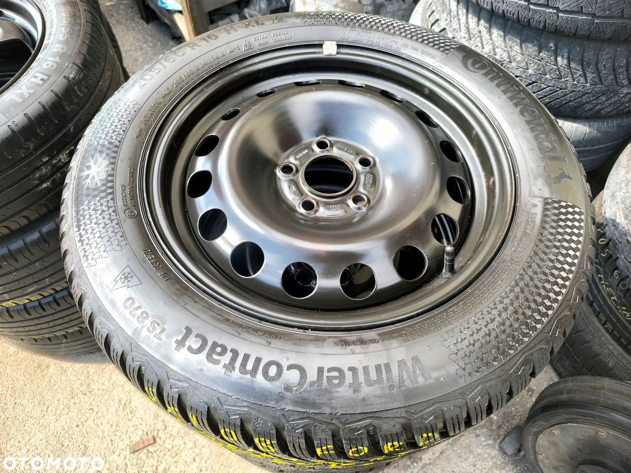 5x108 Felgi Stalowe Stal 16 Koła zimowe zima FORD MONDEO MK3 MK4 MK5 FOCUS MK3 MK4 CMAX C-MAX Grand C-max TOURNEO TRANSIT CONNECT VOLVO C30 V40 S40 V50 7,5mm Legnica ALU-RAD 205/60 22r. - 1