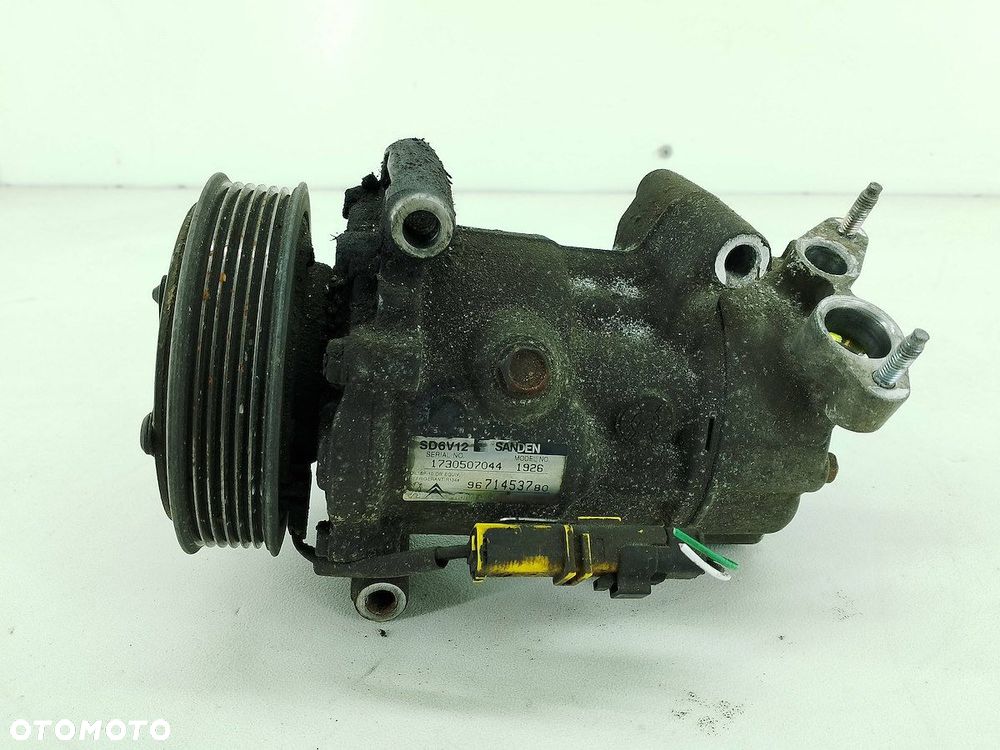POMPA, SPRĘŻARKA KLIMATYZACJI PEUGEOT 206 PLUS 1.4 HDI HATCHBACK 9671453780 - 1
