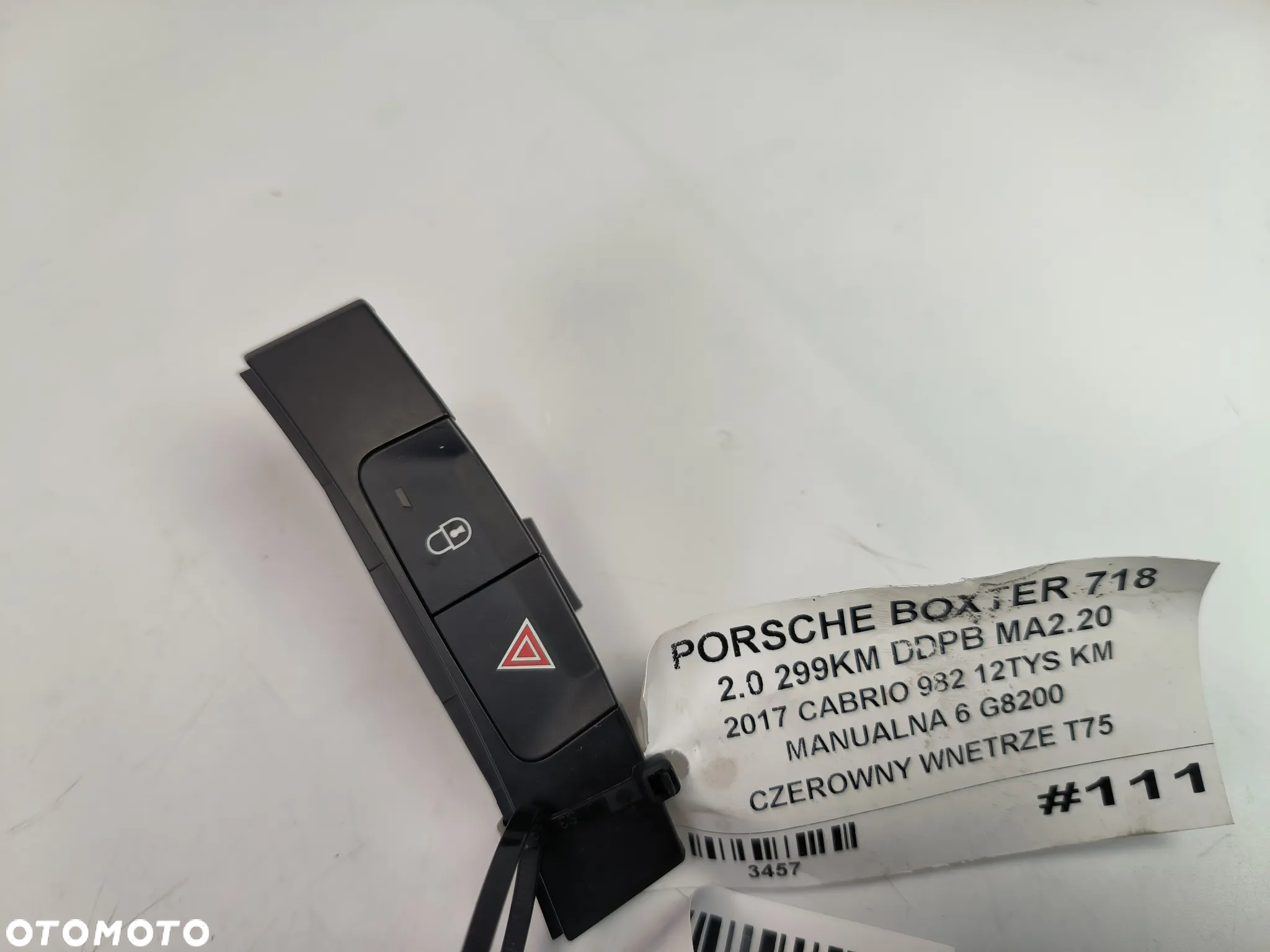 Panel przełączniki przyciski 99155365101  Porsche Boxtser 718  2017r. - 5