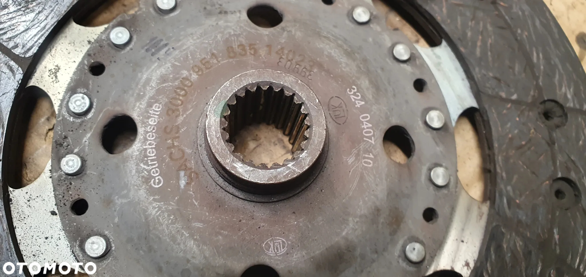 Sprzęgło kompletne koło tarcza docisk Peugeot 407 2.0 HDI 9660900480 - 6