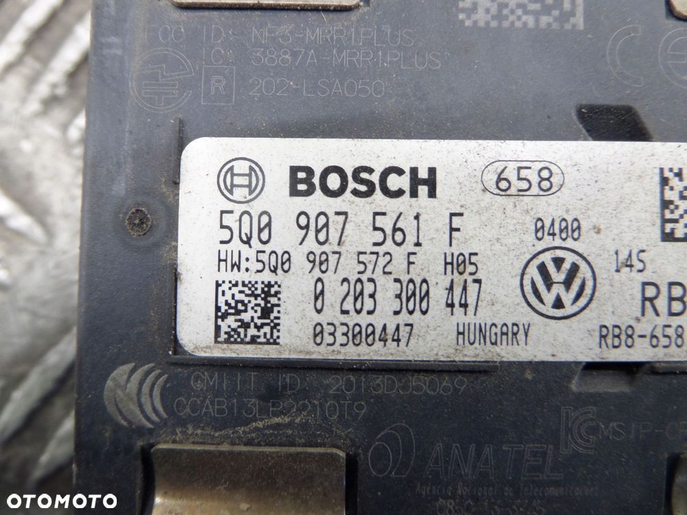 radar distronic vw seat skoda 5q0907561f - 3