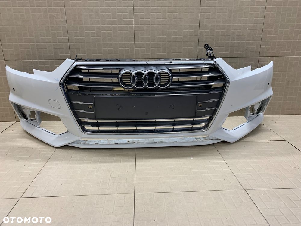 Audi A4 B9 Lift 8W0 Zderzak Przód Przedni-Grill-PDC S Line - 1