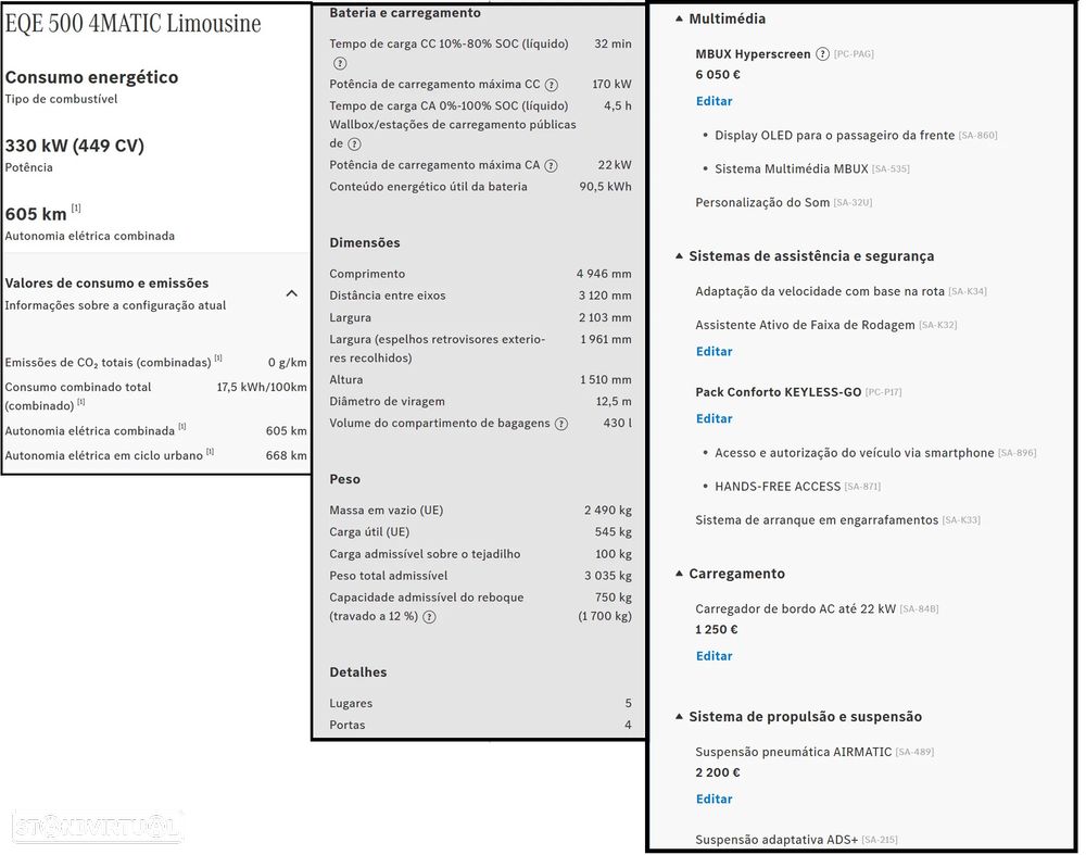 Mercedes-Benz EQE 500 4Matic - 56