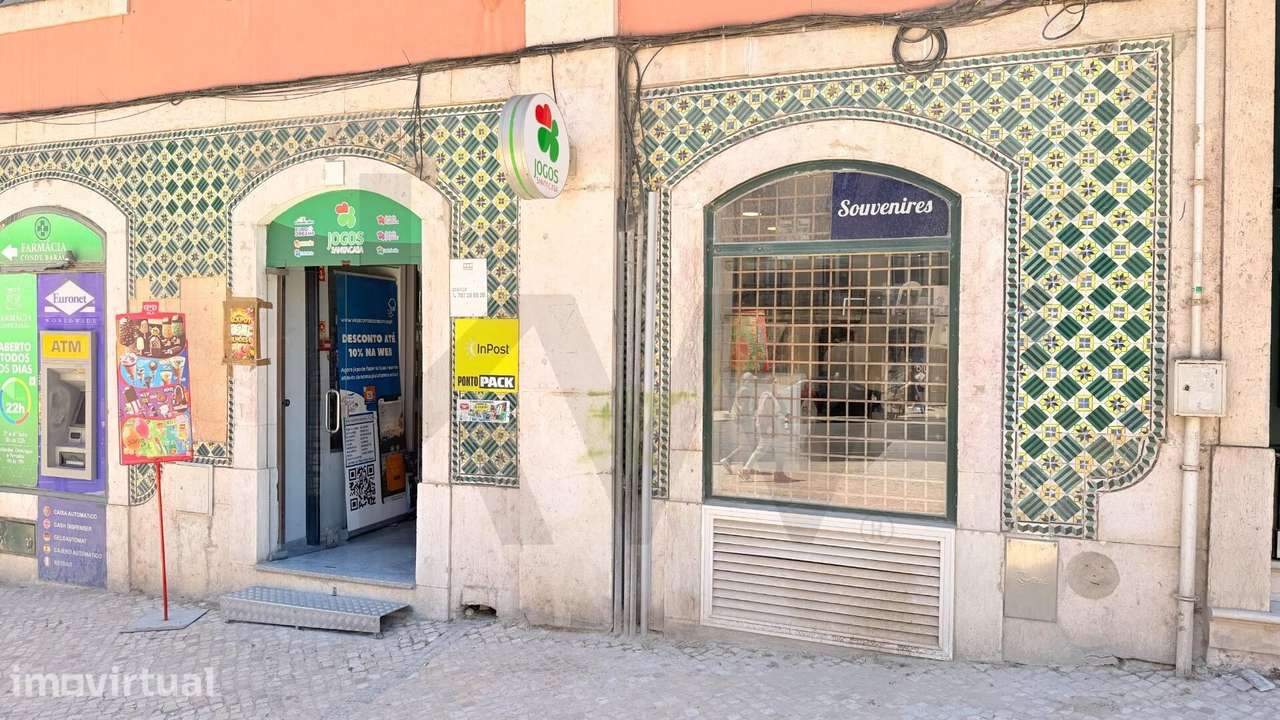 Loja comercial com montra junto à futura Estação de Metro de Santos - Grande imagem: 5/18