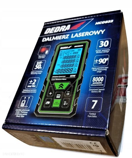 DEDRA MC0933 Dalmierz Laserowy 50m - 2