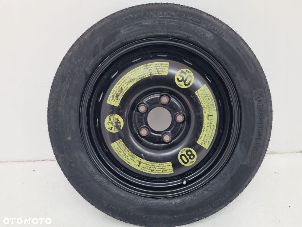 KOŁO DOJAZDOWE Mercedes W169 W245 dojazdówka 125/00 R16 5x112 1694000802 - 2