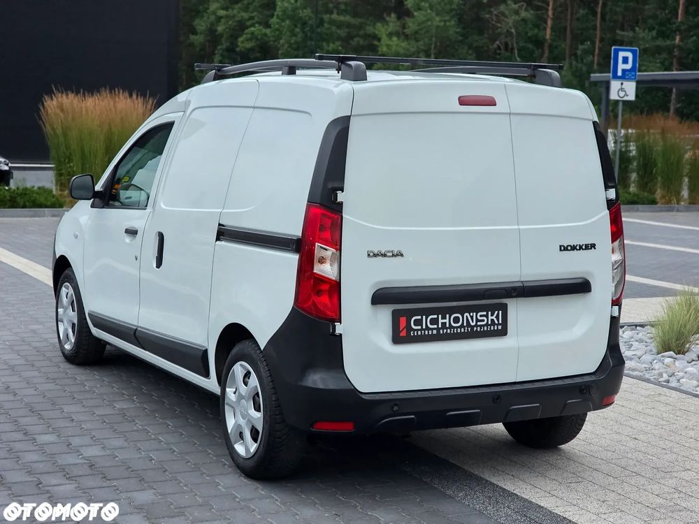 Dacia DOKKER Van 1.3 TCe Comfort Clim 100KM 5d Express I BEZWYPADKOWA z Polskiego Salonu I Wyjątkowo ładny i Zadbany Egzemplarz z Pełną Histroią Serwisową I Zabudowana Przestrzeń ładunkowa I Faktura Vat 23% I Pierwszy i Jedyny Właściciel I - 6