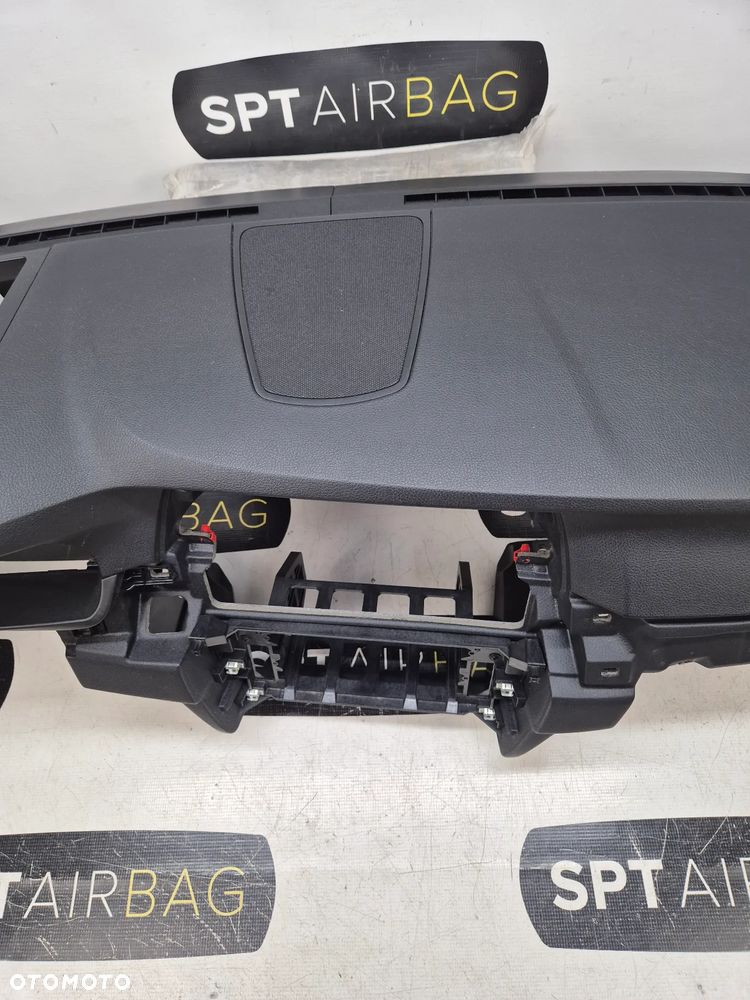 BMW F10 F11 DESKA ROZDZIELCZA GUMA HEAD UP KONSOLA KOKPIT PULPIT PODUSZKI AIRBAG AIR BAG NAPINACZE KIT SET - 3