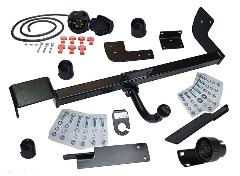 HAK HOLOWNICZY+WIĄZKA13PIN MITSUBISHI L200 LONG LWB WERSJA PRZEDŁUŻANA LONG MAXI DŁUGI - 3