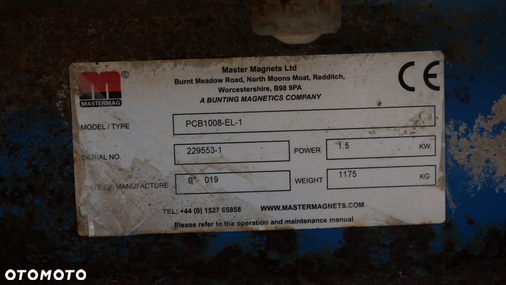 Magnes Separator Magnetyczny Przenośnik Magnetyczny Do Kruszarki - 7