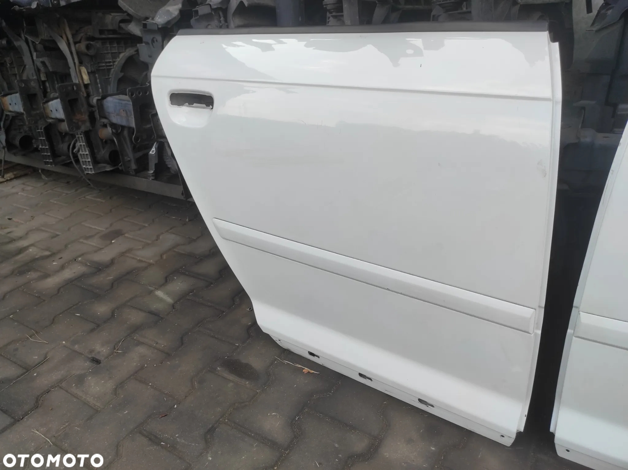 DRZWI PRAWE LEWE TYLNE PRAWY LEWY TYŁ AUDI A3 8P 5 DRZWI LY9C BIAŁE WYSYŁKA !!! - 7
