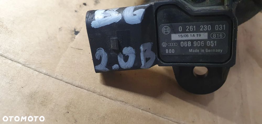Czujnik ciśnienia MAP sensor VW Passat B6 2.0 FSI 06B906051 0261230031 - 7