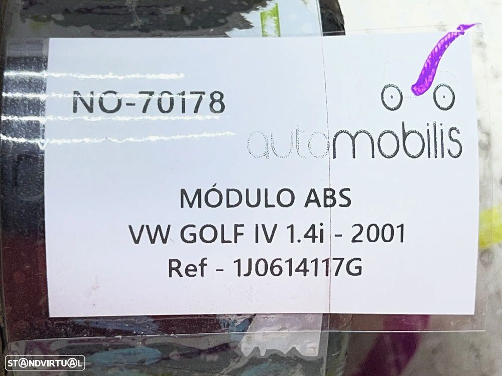 Módulo ABS VW GOLF IV 1.4 16V Ref. 1J0614117G - NO. 70178 - 4