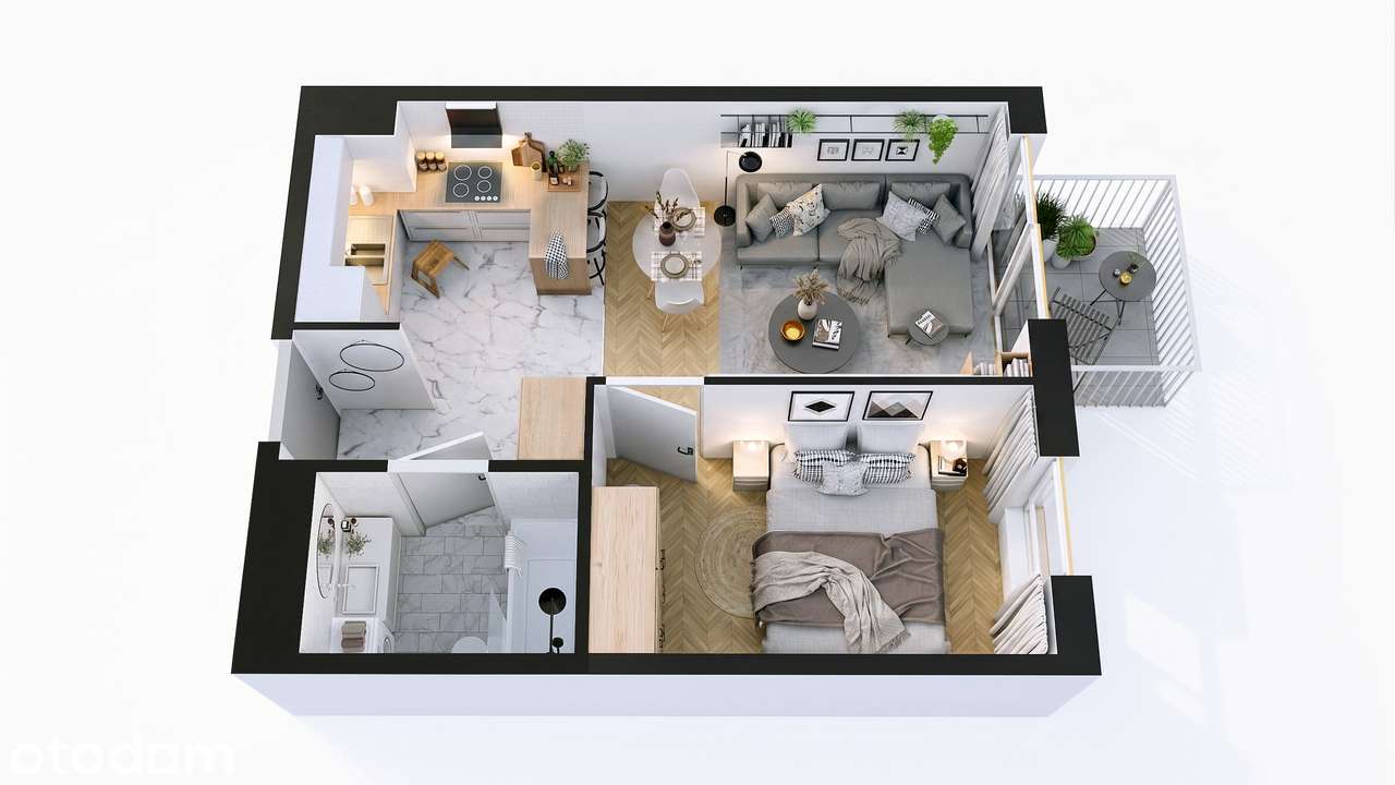 Mieszkanie na sprzedaż, 2 pokoje, 36 m², Rotmanka