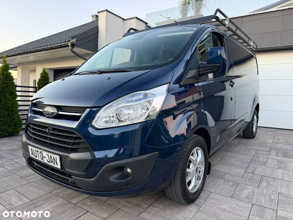 Ford CUSTOM L2H1 Długi Klima Elektryka Navi Tempomat Furgon 3os. 2xPdc Hak - 9