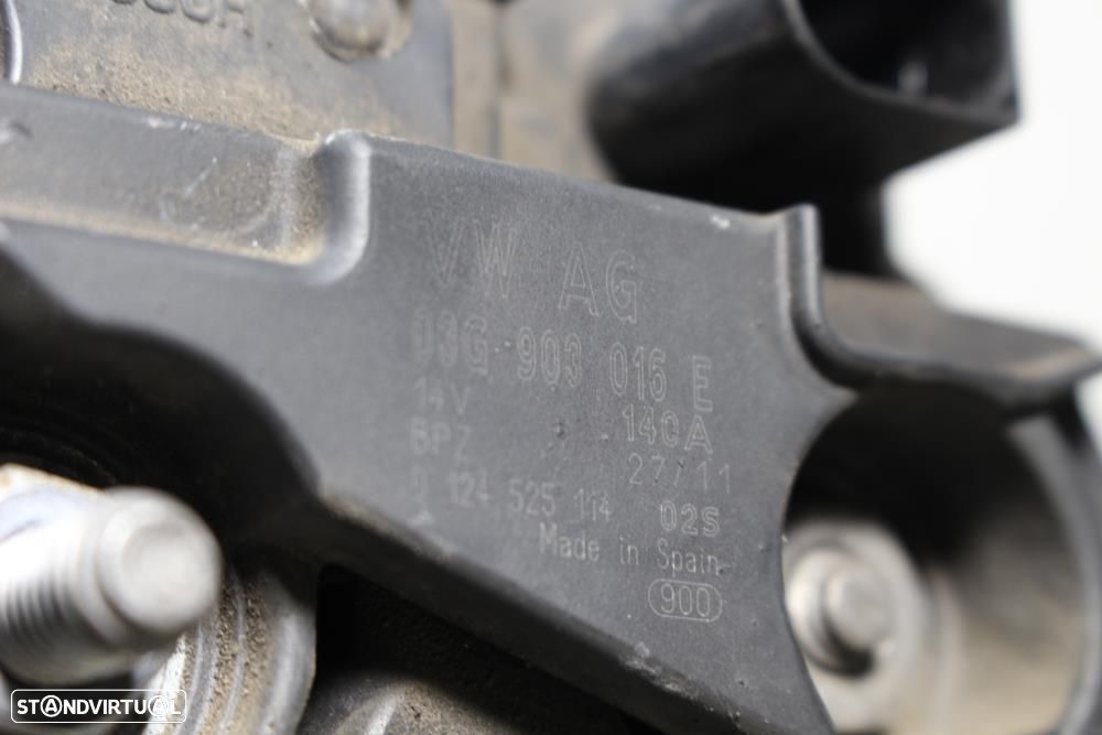 Alternador Audi A4 (8K2, B8)  03G903016e / 0124525114 / 03G 903 016 E - 5