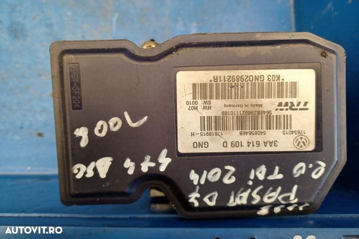 Pompa ABS 3AA614109D Volkswagen VW Passat B7 [2010 - 2015] Variant wa - 1