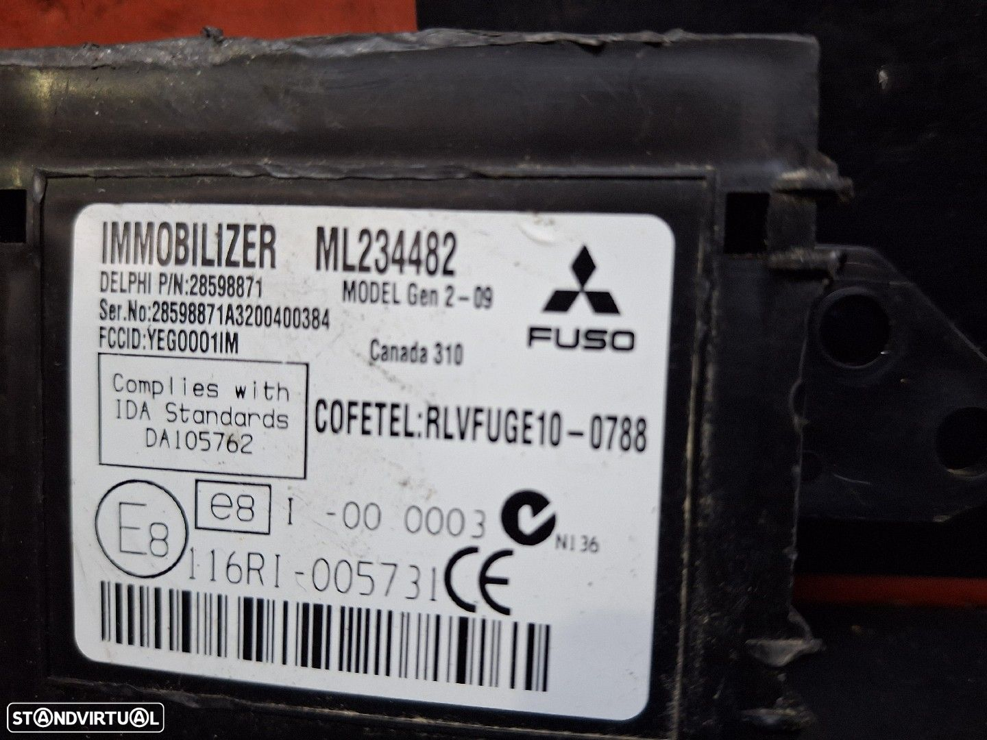 Centralina De Ignição (Imobilizador) Fuso (Mitsubishi) Canter - 2